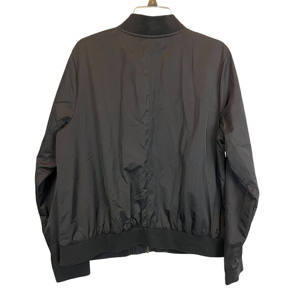 Torrid Whatever Jacket  Women's Size 1X  Black Bomber Style w Patches - Picture 3 of 10